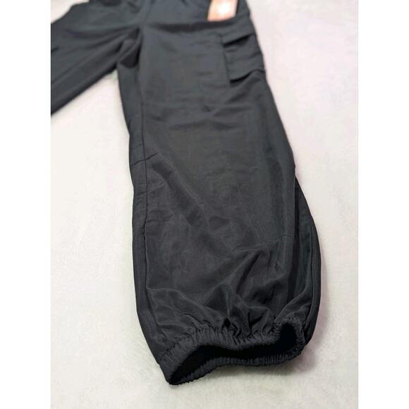 Girls Cargo Parachute Joggers Black Size L (14/16) by Lucky You NWT - Picture 4 of 12